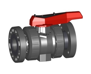 546型球閥,PVC-U 帶底部固定螺帽 日標(biāo)PVC-U手動球閥